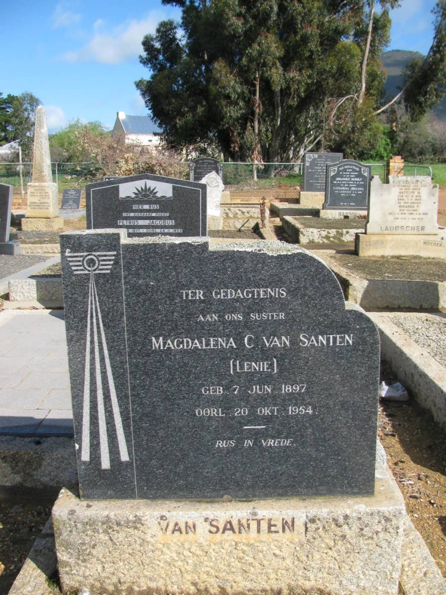 SANTEN Magdalena C., van 1897-1954