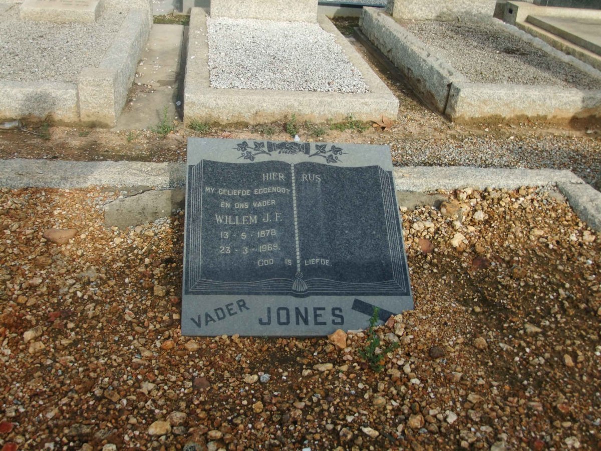 JONES Willem J.F. 1878-1969