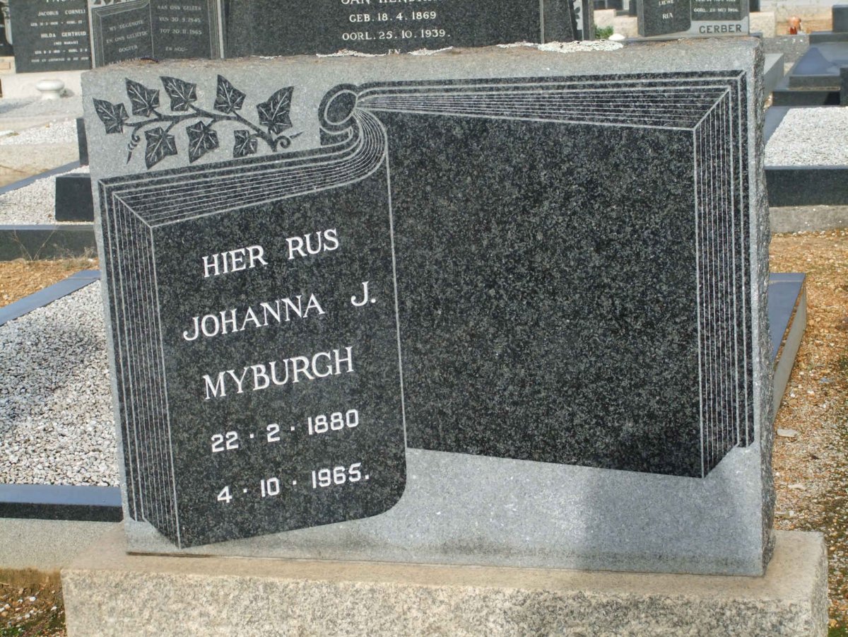 MYBURGH Johanna J. 1880-1965