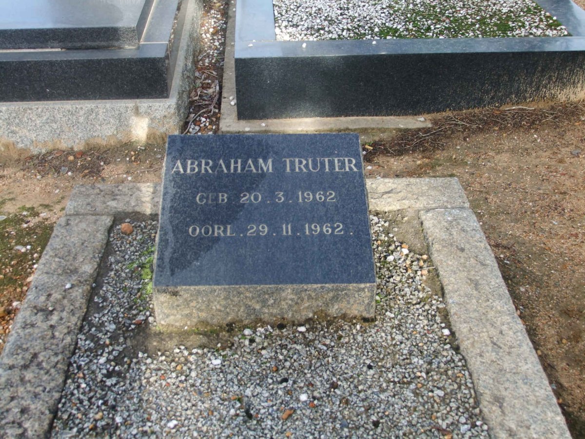 TRUTER Abraham 1962-1962