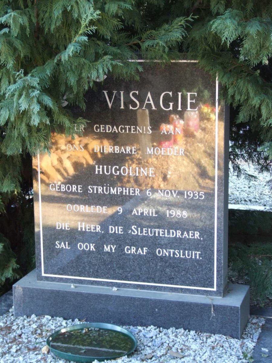 VISAGIE Hugoline nee STRUMPHER 1935-1988
