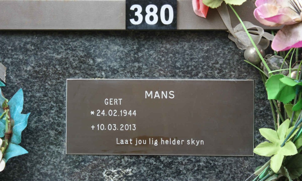 MANS Gert 1944-2013