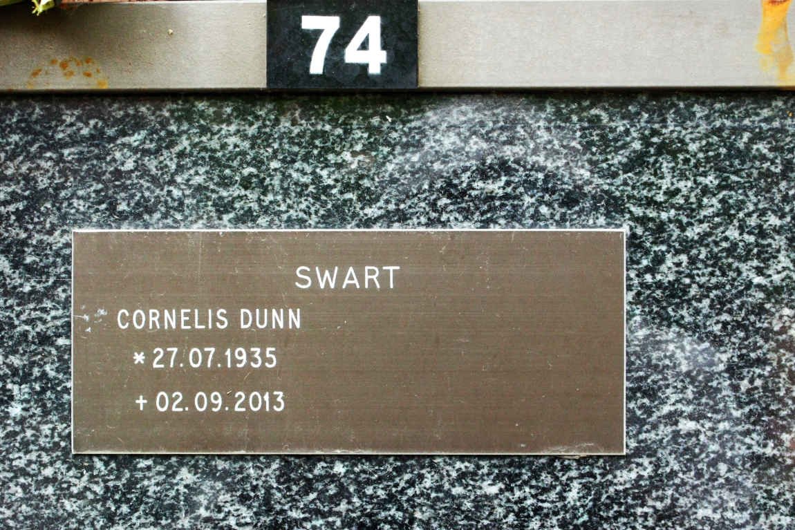 SWART Cornelis Dunn 1935-2013