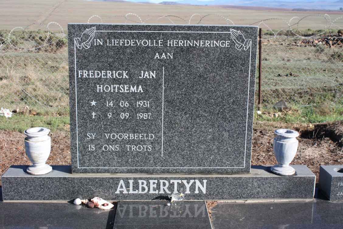 ALBERTYN Frederick Jan Hoitsema 1931-1987