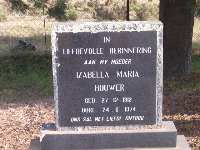 BOUWER Izabella Maria 1912-1974