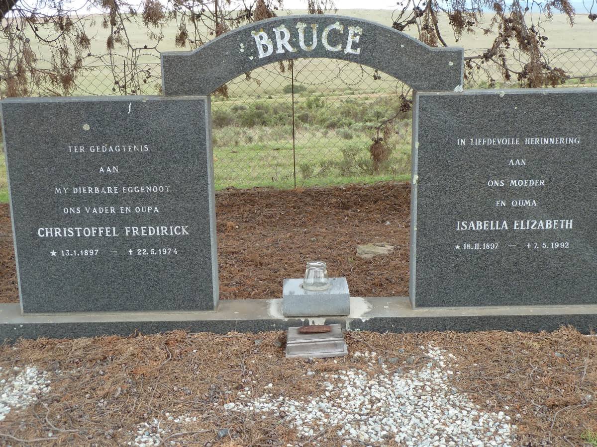 BRUCE Christoffel Frederick 1897-1974 &amp; Isabella Elizabeth 1897-1992