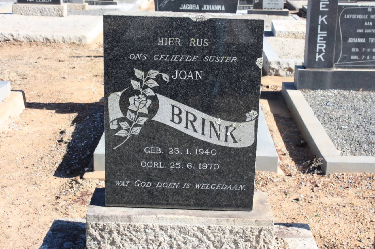 BRINK Joan 1940-1970