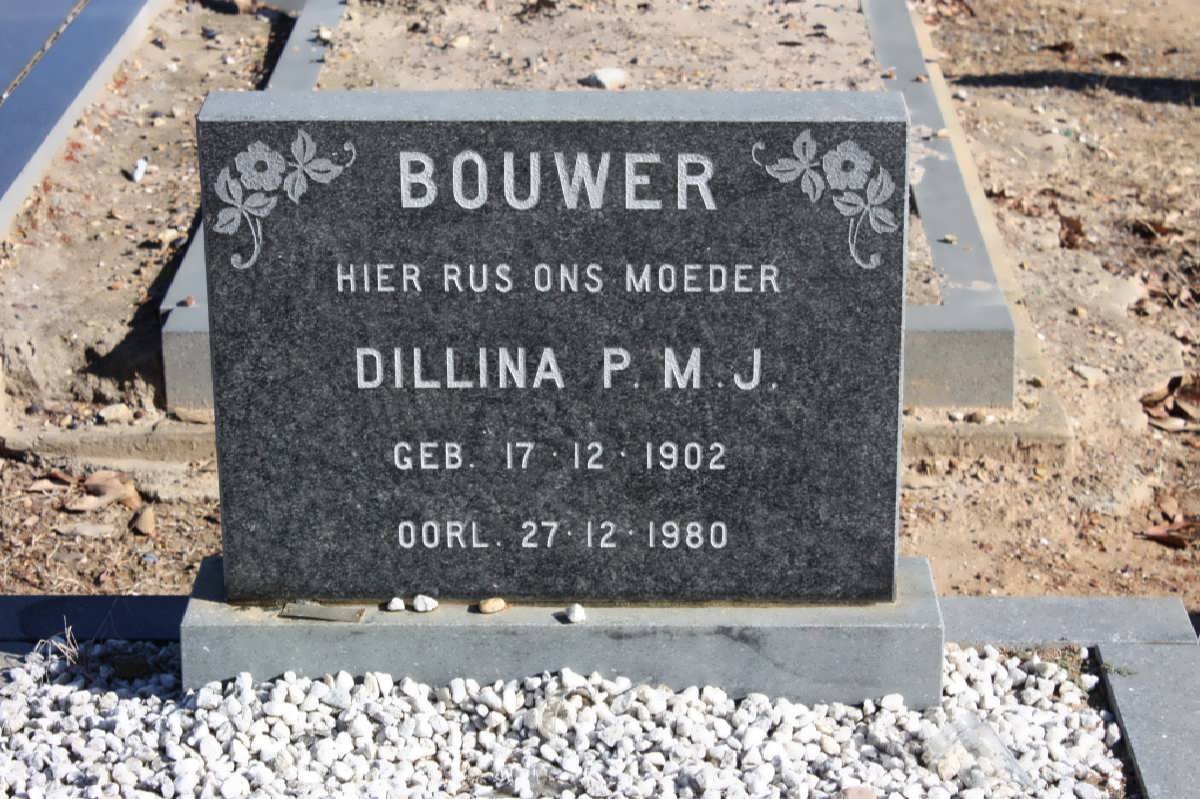 BOUWER Dillina P.M.J. 1902-1980