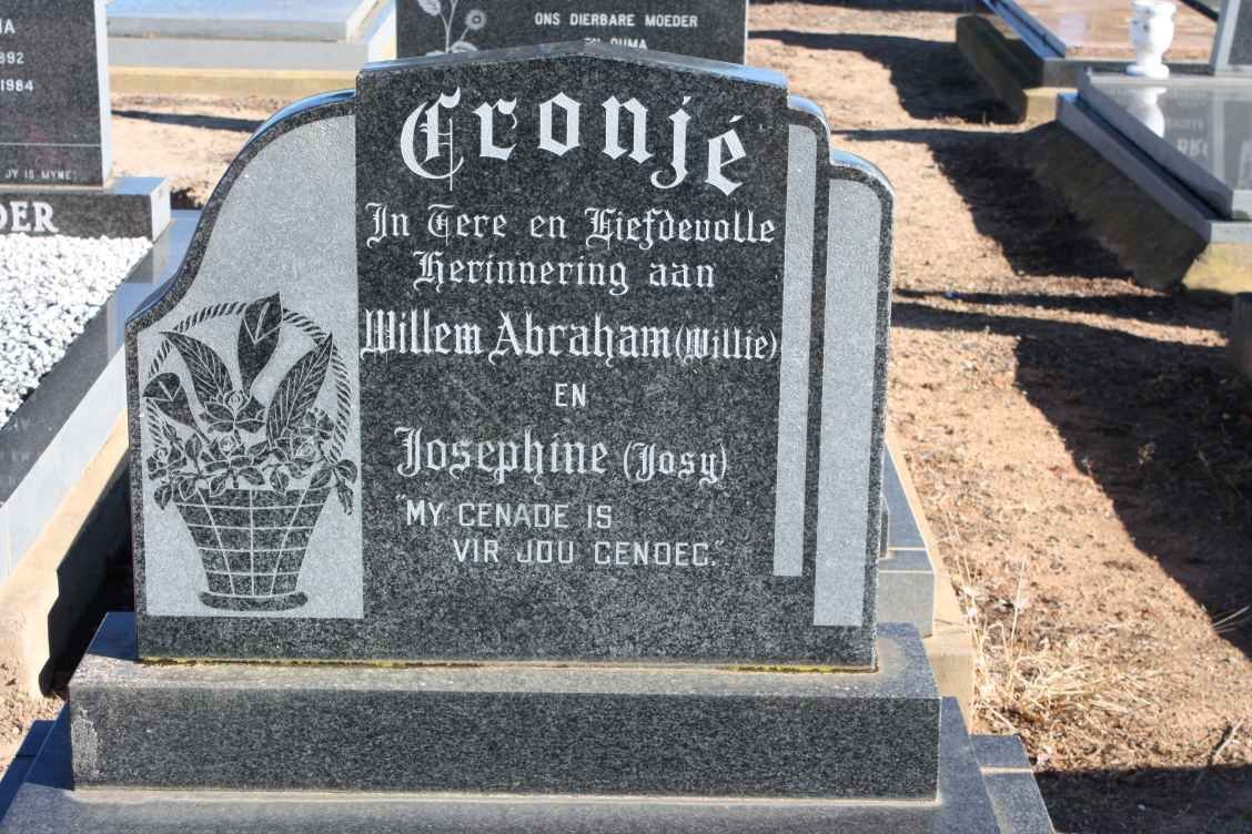 CRONJE Willem Abraham &amp; Josephine
