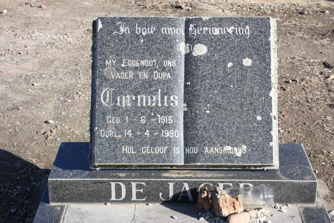JAGER Cornelis, de 1915-1990
