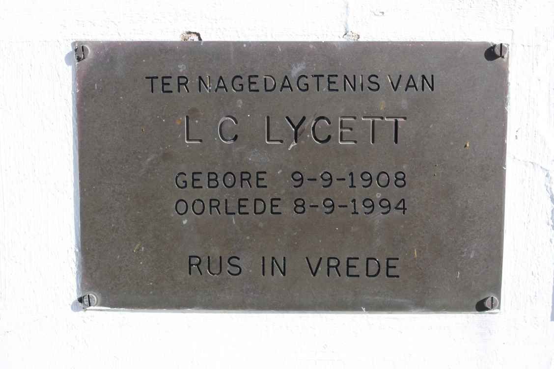 LYCETT L.C. 1908-1994