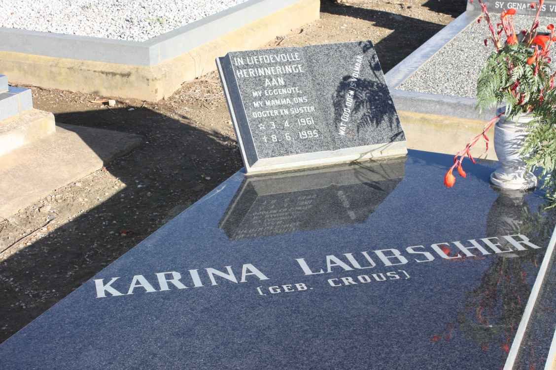 LAUBSCHER Karina 1961-1995