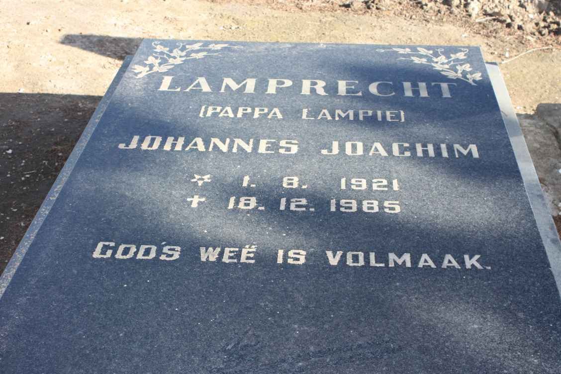 LAMPRECHT Johannes Joachim 1921-1985