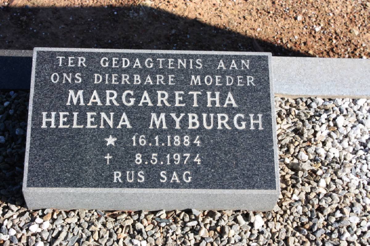 MYBURGH Margaretha Helena 1884-1974