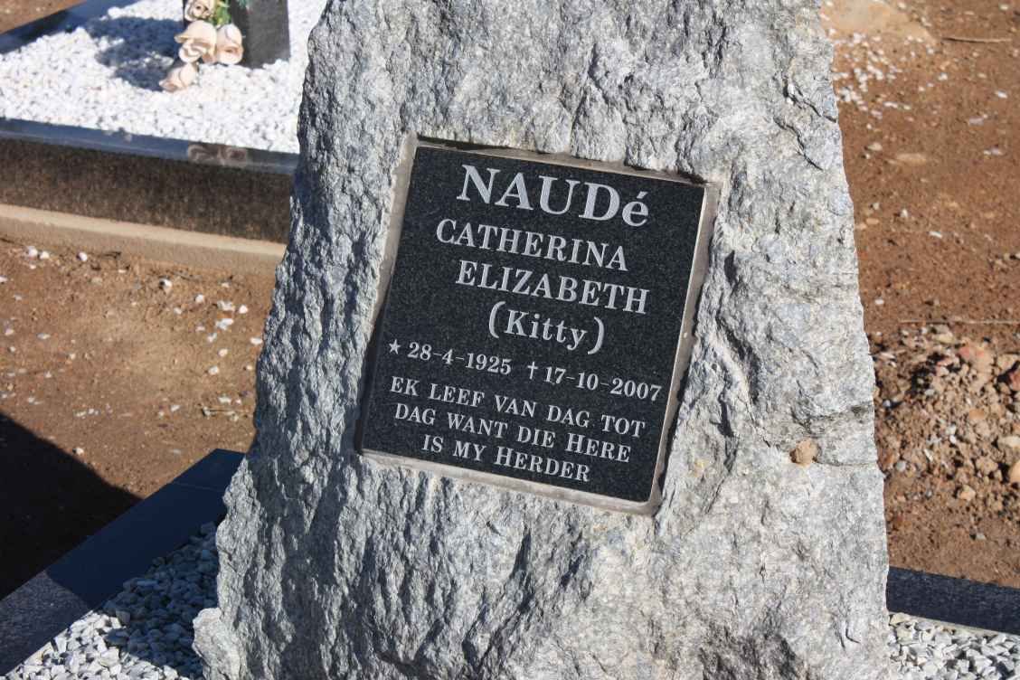 NAUDÉ Catherina Elizabeth 1925-2007