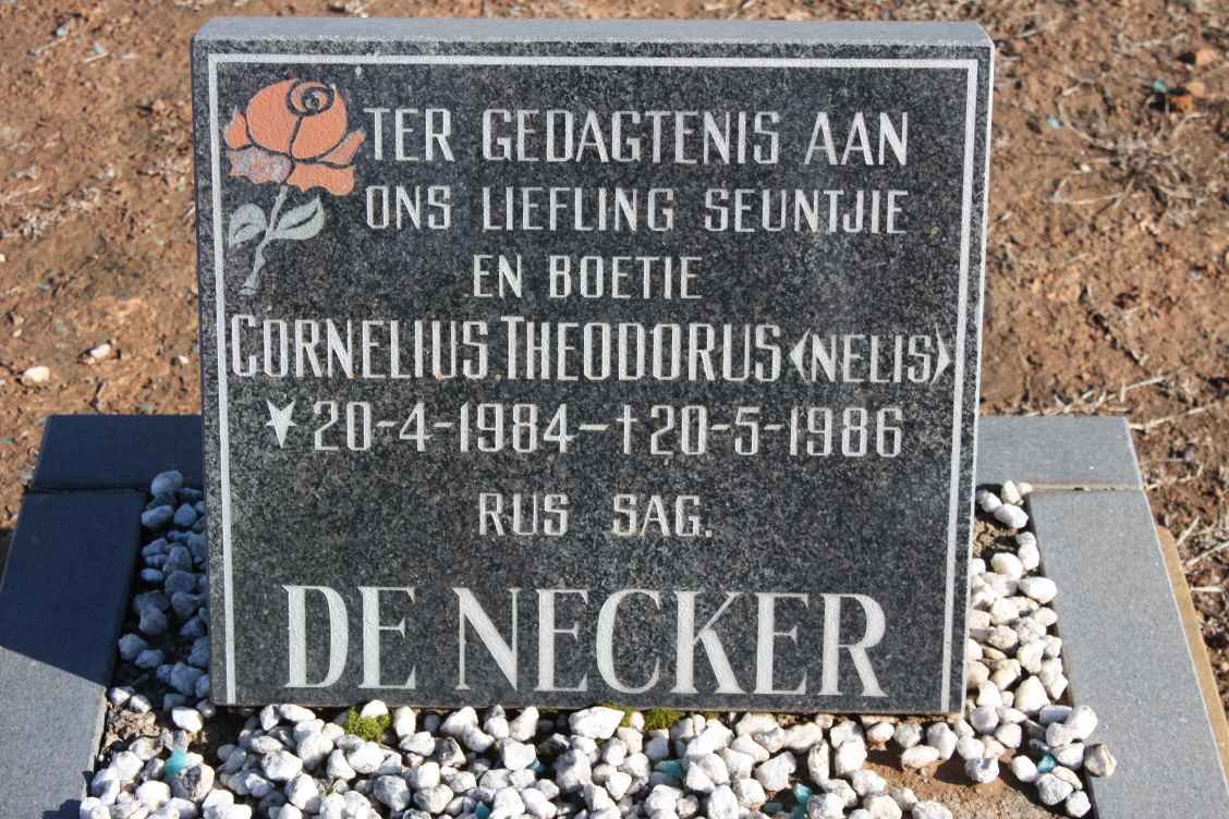 NECKER Cornelis Theodorus, de 1984-1986