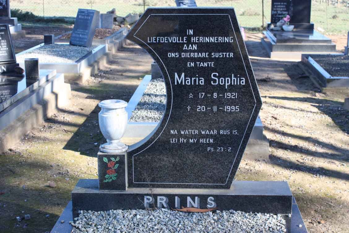 PRINS Maria Sophia 1921-1995