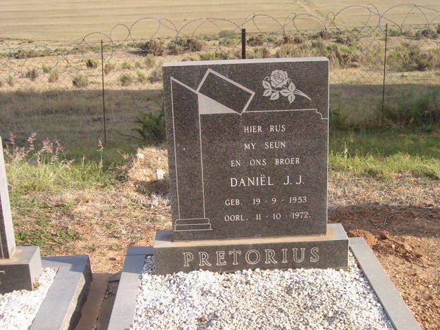 PRETORIUS Daniel J.J. 1953-1972