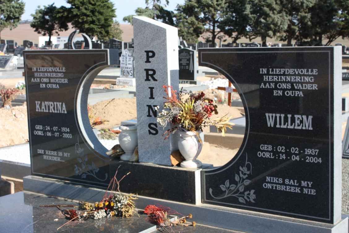 PRINS Willem 1937-2004 &amp; Katrina 1934-2003