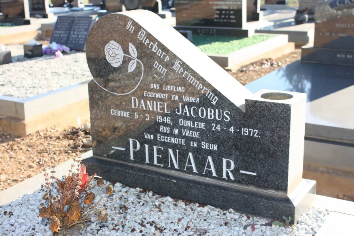 PIENAAR Daniel Jacobus 1946-1972