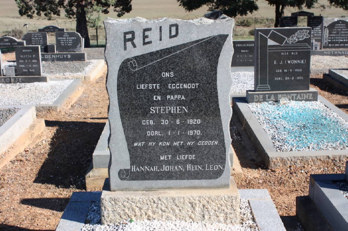 REID Stephen 1920-1970