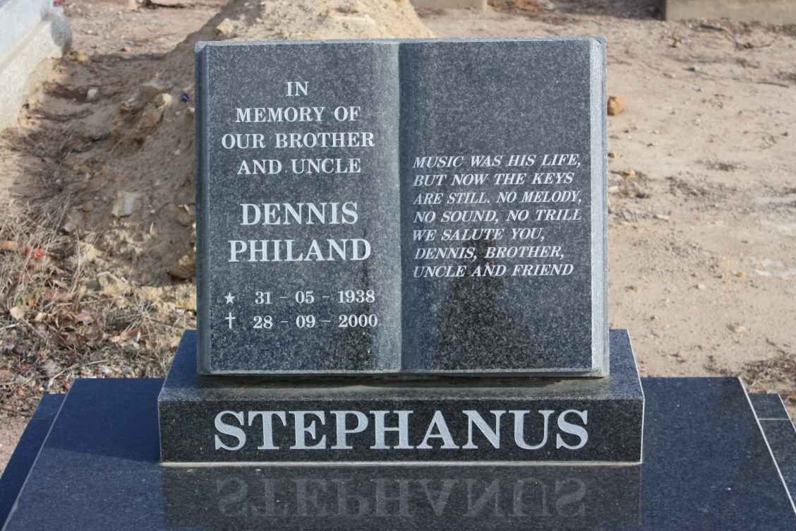 STEPHANUS Dennis Philand 1938-2000