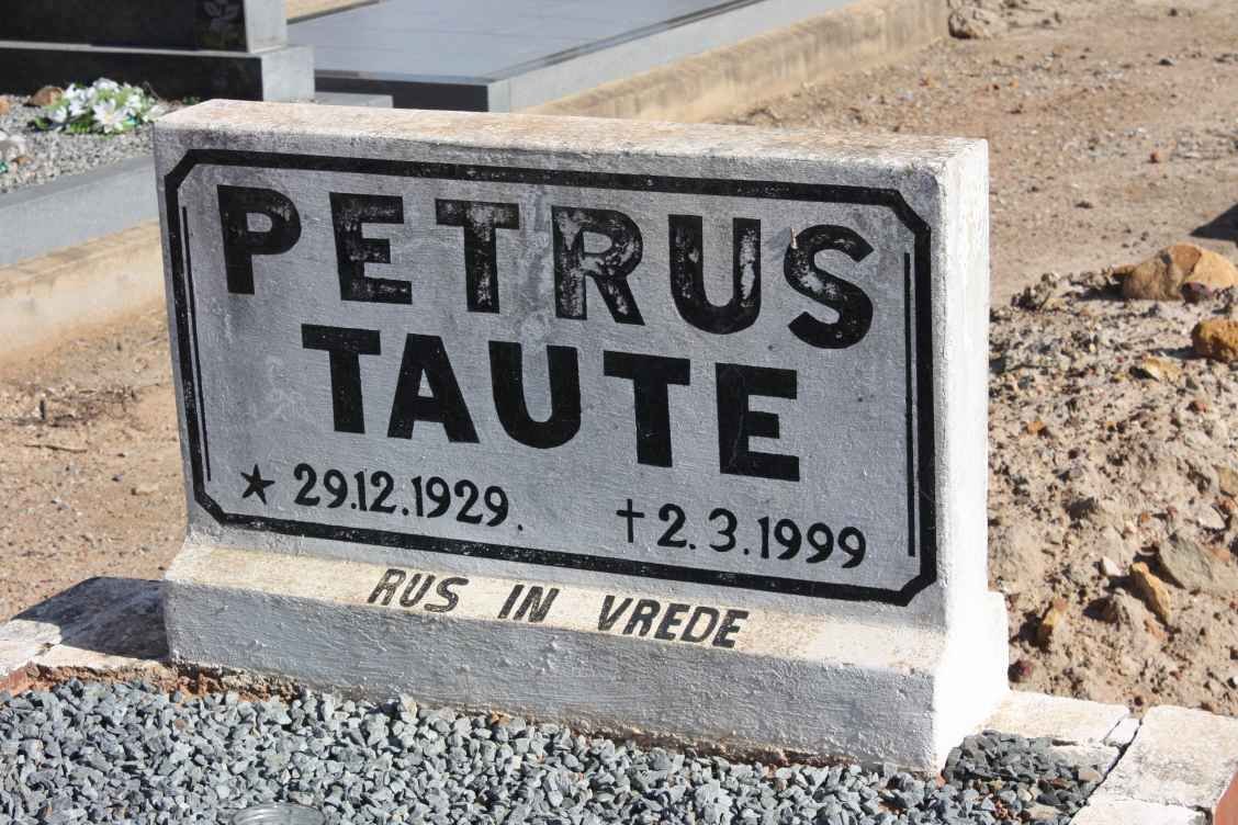 TAUTE Petrus 1929-1999