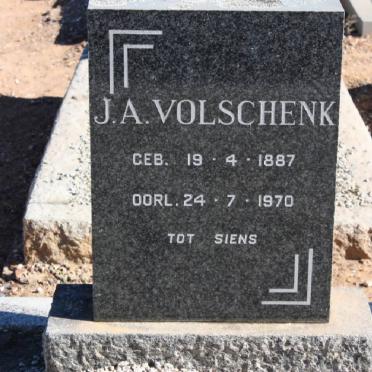 VOLSCHENK J.A. 1887-1970