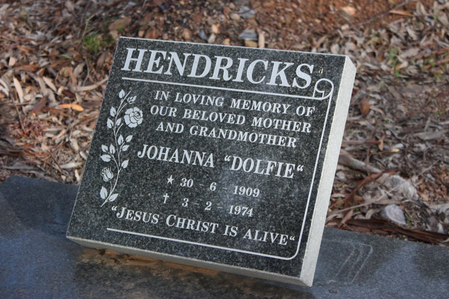 HENDRICKS Johanna 1909-1974