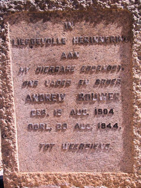 BOUWER Andrew 1904-1944