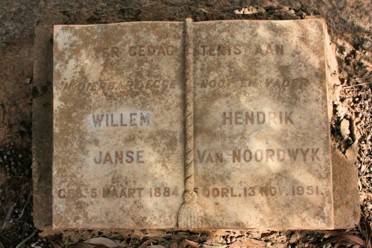 NOORDWYK Willem Hendrik, Janse van 1884-1951