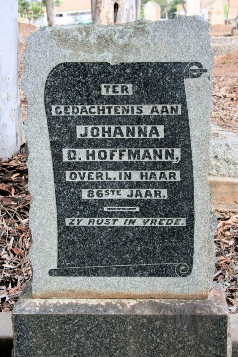 HOFFMANN Johanna D.