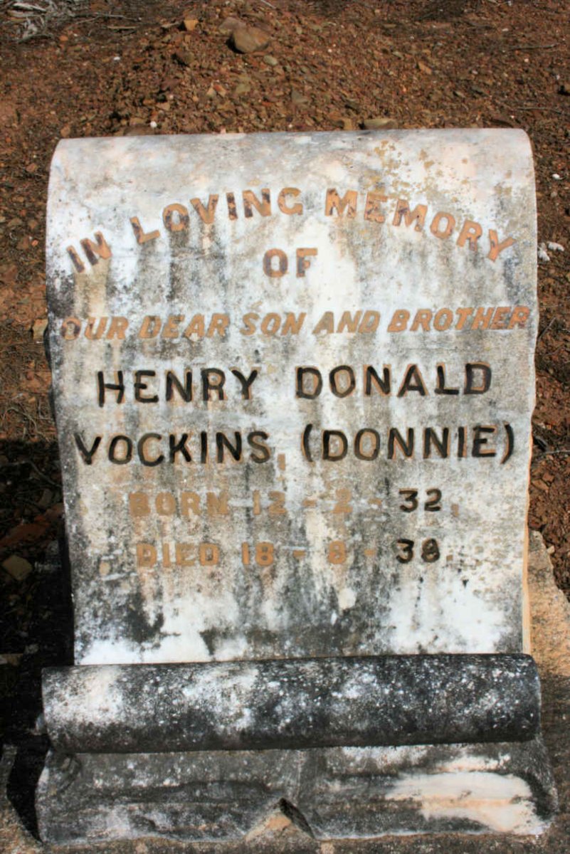 VOCKINS Henry Donald 1932-1938