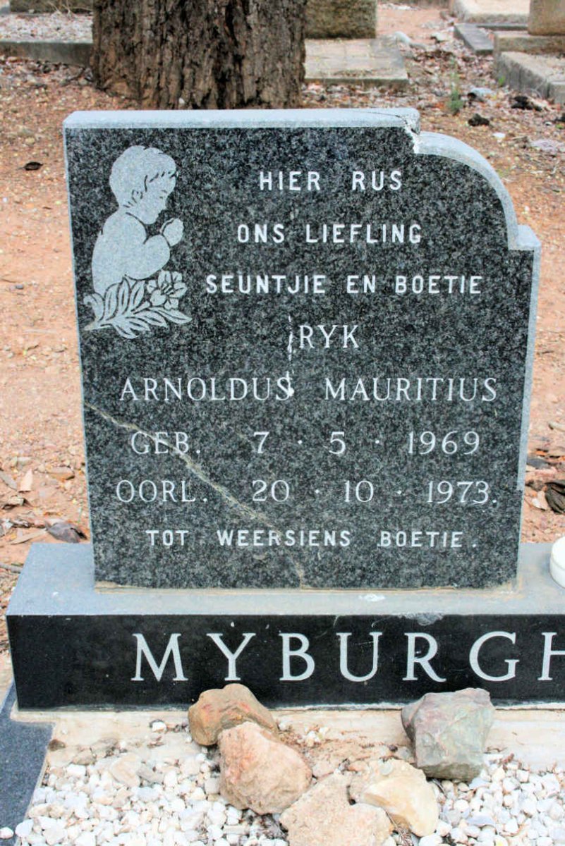 MYBURGH Ryk Arnoldus Mauritius 1969-1973