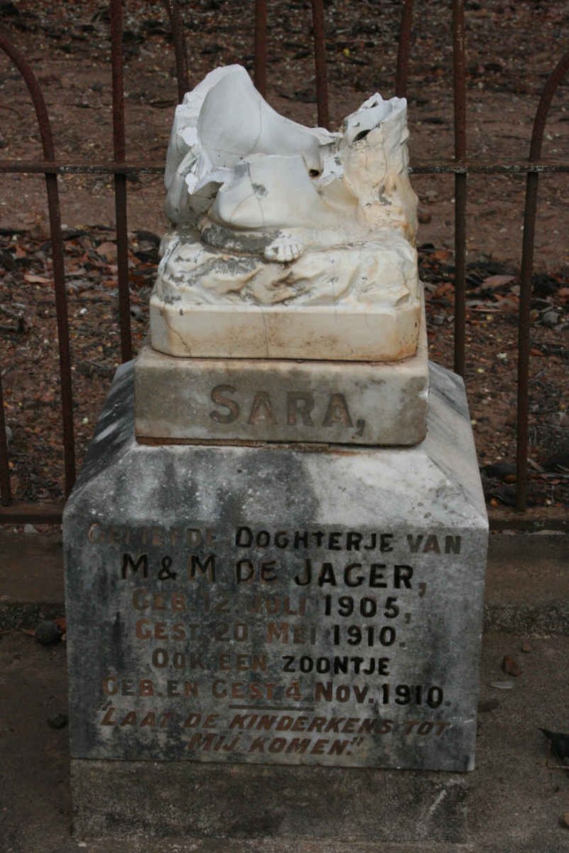 JAGER Sara, de 1905-1910 :: DE JAGER Seuntjie 1910-1910