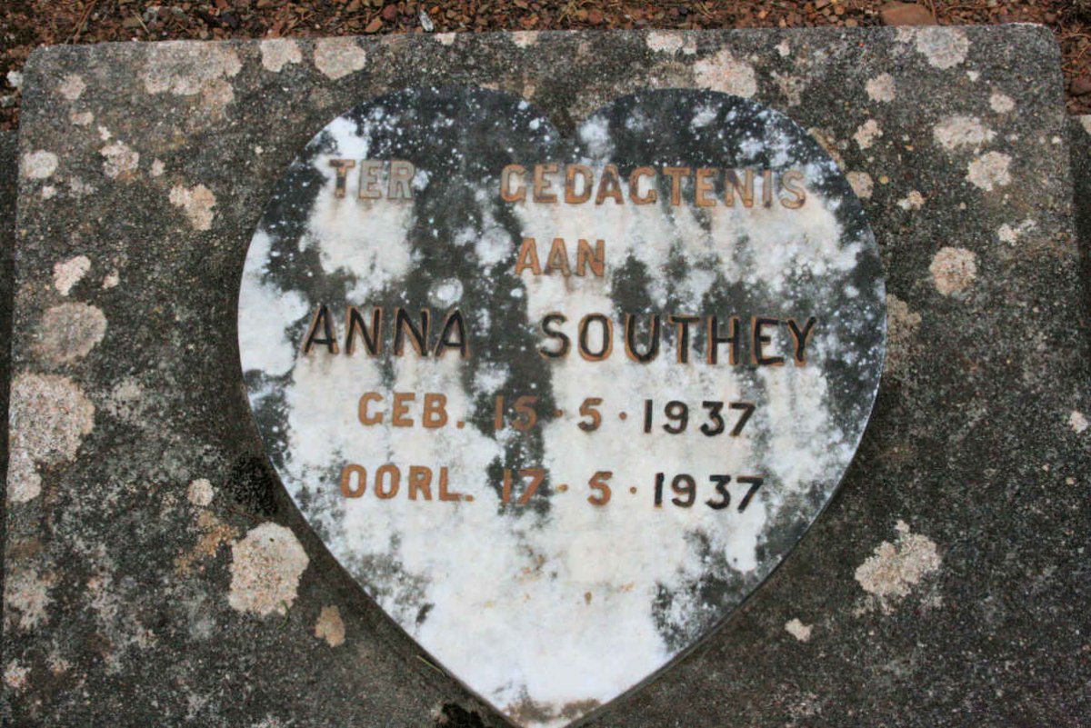 SOUTHEY Anna 1937-1937