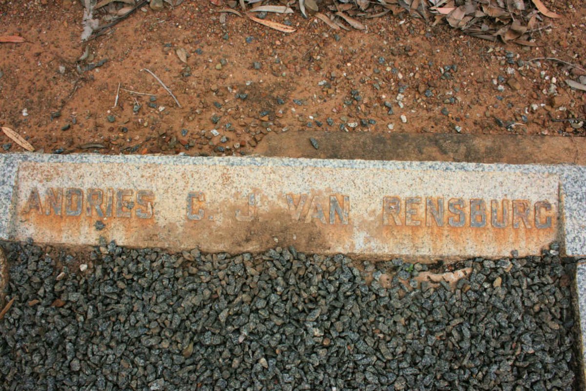 RENSBURG Andries C.J., van