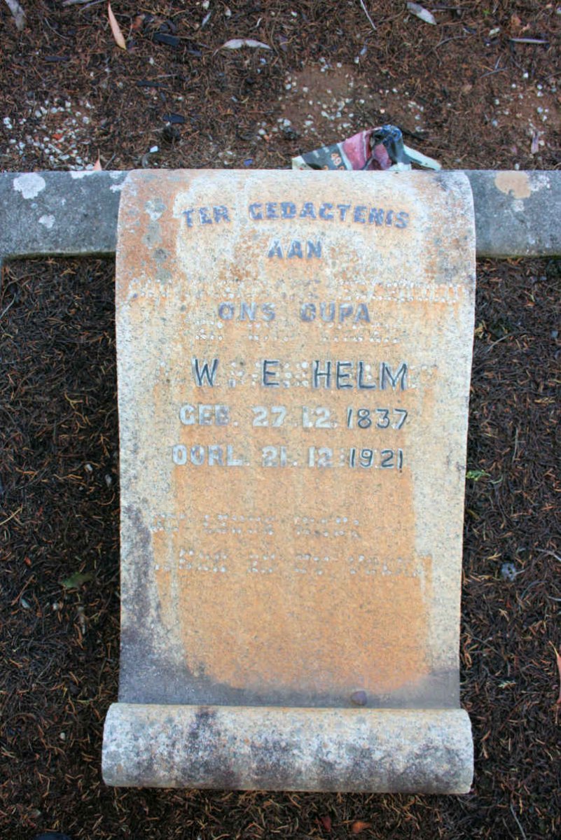 HELM W.E. 1837-1921