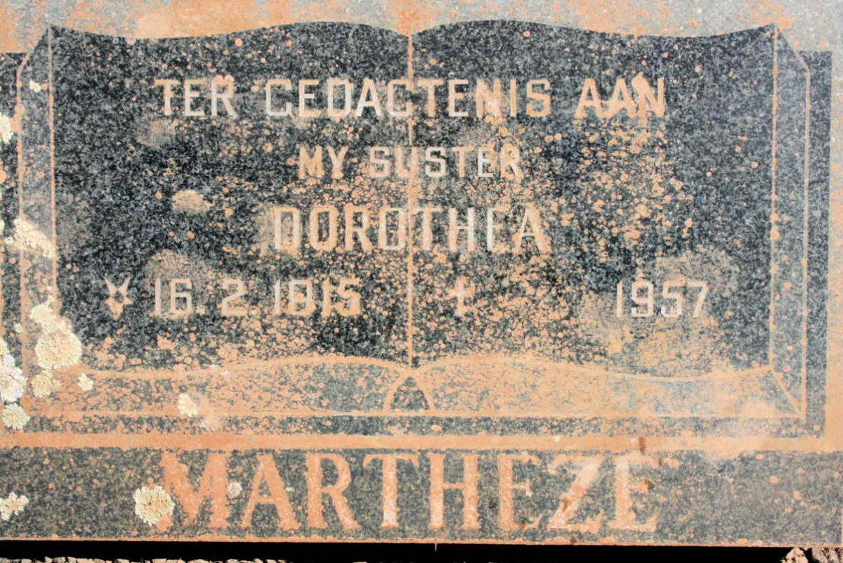 MARTHEZE Dorothea 1915-1957