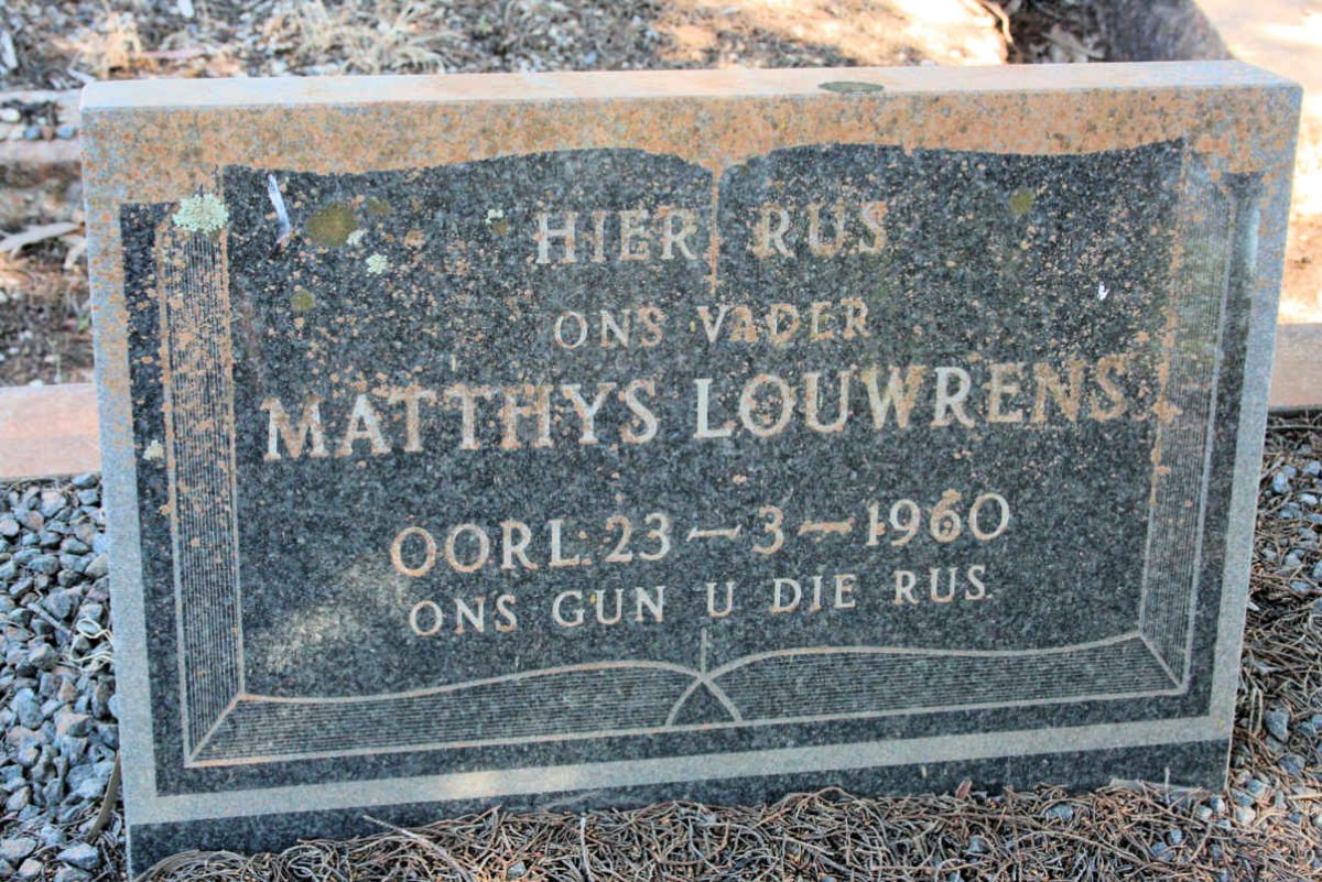 LOUWRENS Matthys -1960