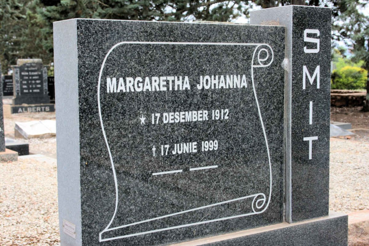 SMIT Margaretha Johanna 1912-1999