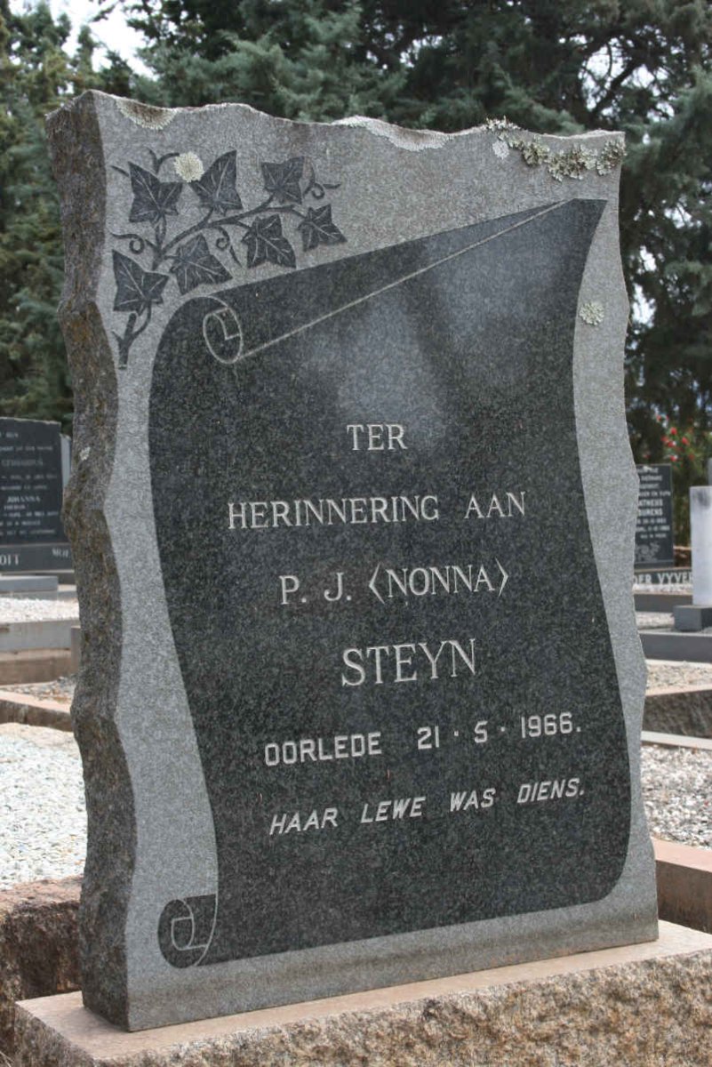 STEYN P.J. -1966