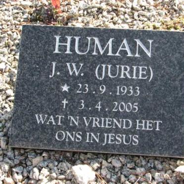 HUMAN J.W. 1933-2005