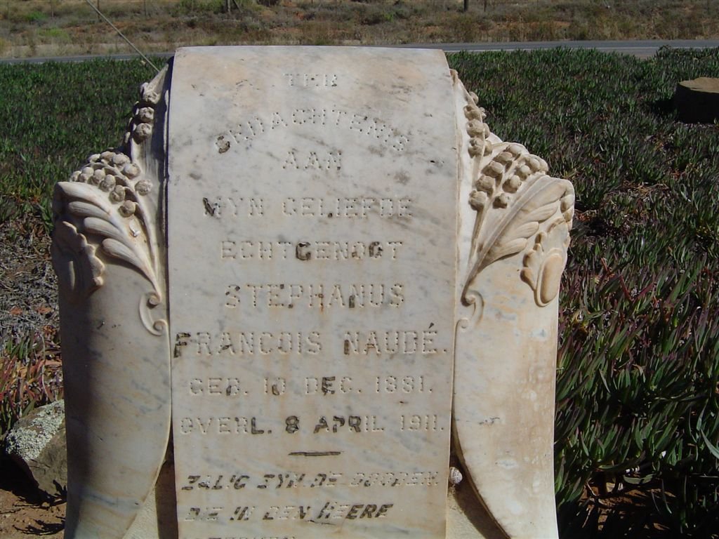 NAUDE Stephanus Francois 1881-1911
