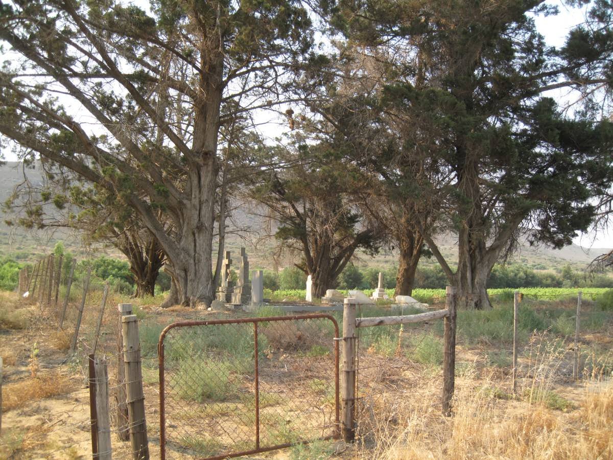 1. Oorsig oor die begraafplaas in die distrik van McGregor