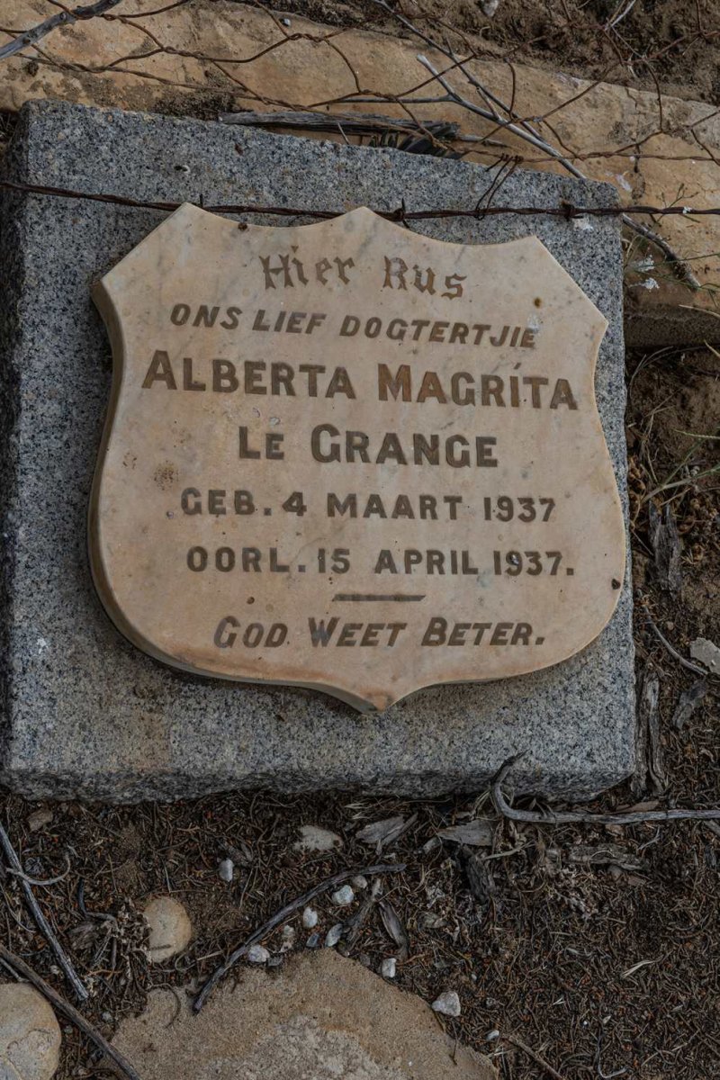 GRANGE Alberta Magrita, le 1937-1937