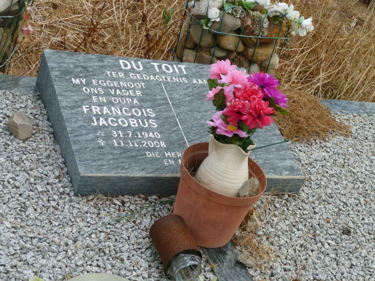 TOIT Francois Jacobus, du 1940-2008