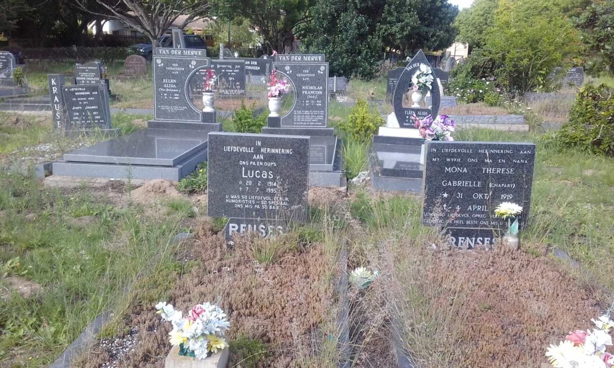 RENSES Lucas 1914-1995 &amp; Mona Therese Gabrielle CHAPART 1919-1986