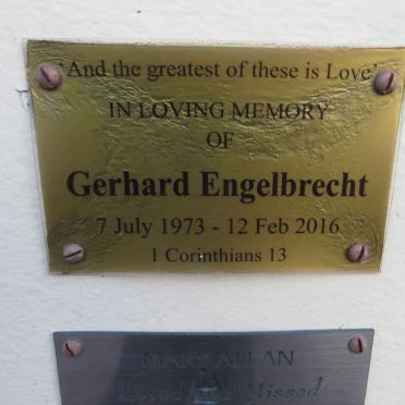 ENGELBRECHT Gerhard 1973-2016