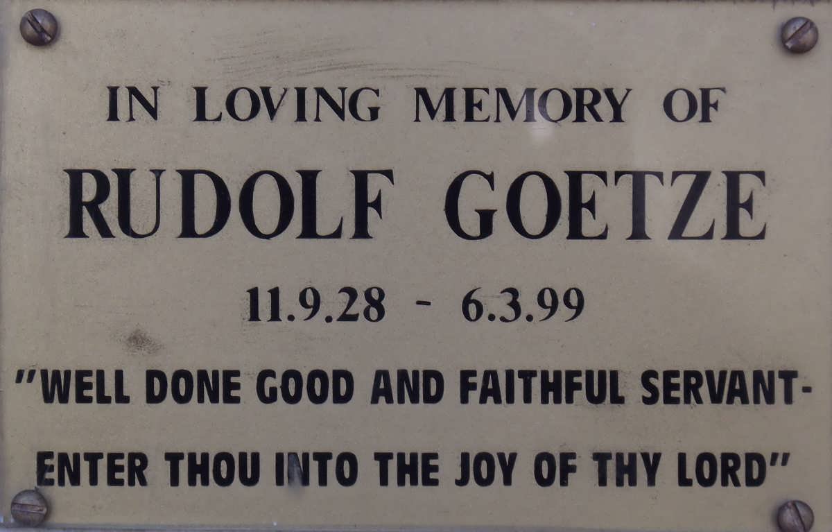 GOETZE Rudolf 1928-1999